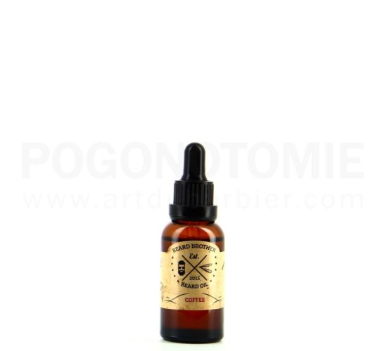 huile à barbe parfum café beard brother